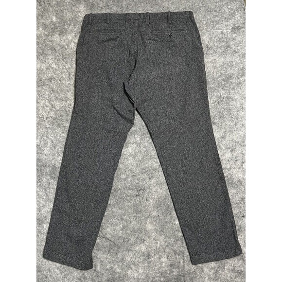 GAP Slim Vintage Chino Pants Men's FIT 36.5x30 Gray TAG 36x32 Flat Front Cotton - Picture 3 of 12